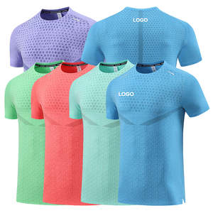 Camisetas de Gimnasio Transpirables para Hombre, Talla Personalizada, Material Ecológico de Secado Rápido, Spandex/Poliéster, Alta Calidad, Corte Regular, Nuevo Stock - Product Image 6