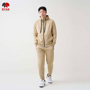 ชุดวอร์มผู้ชาย Ryan Pro Gear ทรงปกติ ผลิตจากโพลีเอสเตอร์ 100% ดีไซน์ 2-in-1 เอวยางยืด มีกระเป๋าข้าง เหมาะสำหรับฤดูหนาว - Product Image 4