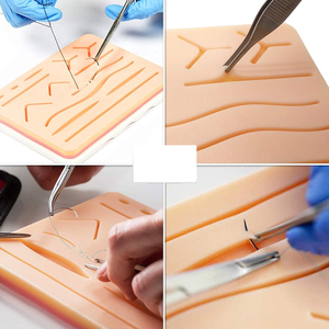 Nouvel arrivage : Kit d'entraînement médical de qualité supérieure pour la pratique de la suture manuelle, réutilisable, en acier inoxydable de qualité médicale - Product Image 3