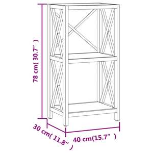Estantes de Exhibición Color Marrón Medio para Vitrinas y Almacenamiento - Product Image 6