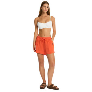 Short Deportivo para Mujer, Sólido, Deluxe, Cómodo, No Transparente, Alta Elasticidad, Estiramiento en Cuatro Direcciones, para Correr, Playa - Product Image 6
