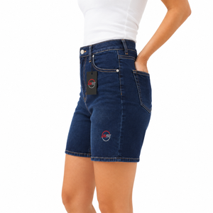 Shorts en jean pour femmes de qualité supérieure, tissu durable, design moderne, coupe confortable, vêtements décontractés, shorts en jean pour femmes avec poches - Product Image 2