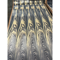Papan Kayu Lapis Mewah Berwarna Hitam Hinoki Cypress IRODORITAI Berlapis Veneer dengan Lapisan Urethane Desain Jepang untuk Kamar Tidur, Vila, Rumah Sakit