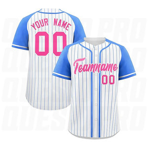 Camisetas de Béisbol con Impresión Personalizada Bajo Demanda, Impresión por Sublimación, Envío Directo, Uniformes de Béisbol Personalizados para Equipos - Product Image 3