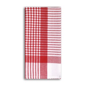 Serviettes de cuisine 100% coton à motif à carreaux, super absorbantes, en fil teint, douces et de qualité supérieure, pour Noël. - Product Image 2