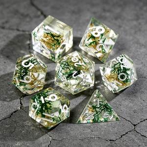 Supreme Handmade Fusion Waterproof Gaming Dice Exclusive Resin Timber Infused Wooden Dice Baptism Collectors Edition - Product Image 3