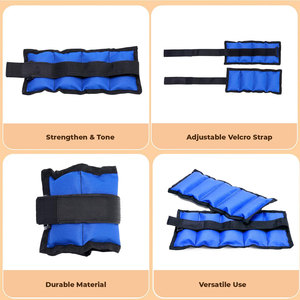Adjustable Fit Neoprene Wrist Support Blue for Fitness Exercise All Seasons Use - Product Image 2