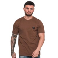Camiseta de Verano de Poliéster/Algodón de Alta Calidad OEM, Talla Grande, con Logotipo Personalizado, Diseño Propio