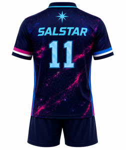Maillot de football personnalisé en polyester de haute qualité, uniforme de football par sublimation, séchage rapide, respirant, vêtements de sport d'équipe - Product Image 5