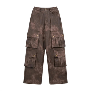 Oversized Cargo <b>Pants</b> Streetwear Baggy Fit Cotton Twill Multi Pocket Cargo <b>Pants</b> Loose Jogger Vintage Washed Urban Cargo <b>Pants</b> - Product Image 1