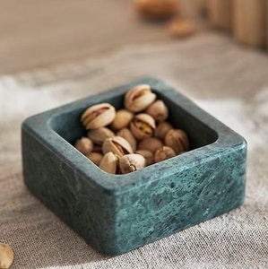 Octagon Marble Bowl Set Luxury Decorative Stone Serving Bowls Handmade Dining <b>Table</b> and <b>Vanity</b> Decor Accessory new look flower - Product Image 3