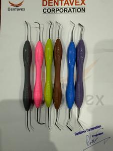 Kit de Instrumentos Dentales de Silicona para Rellenos de Composite con Soporte para Casete, 5 Piezas, Herramientas de Restauración de Composite de Dentavex - Product Image 3