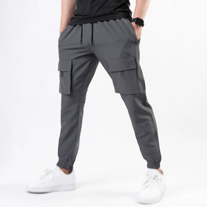 High Quality Wholesale Joggers Sweatpants Drawstring Waist Men Joggers Custom Design Printing Plain Fleece 2026 - Product Image 1