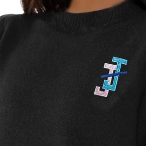 เสื้อสเวตเตอร์แขนพอง แต่งลายปัก ผ้าถักเนื้อนุ่ม แขนยาว แฟชั่นลำลอง สไตล์สวมใส่ได้ทุกวัน - Product Image 4