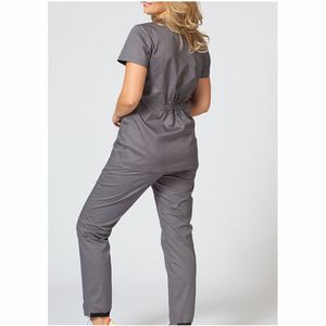 Tenues d'infirmiers à col montant et manches courtes, nouvelle tendance, uniformes d'hôpital personnalisés pour hommes, vente en gros, haute qualité - Product Image 5