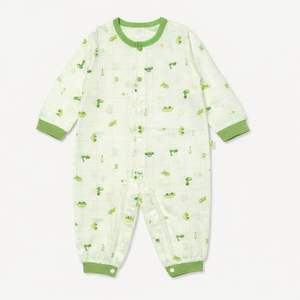 Tutina per Neonati JALBEBE in Cotone 100% Tessuto, Manica Lunga con Chiusura Frontale a Bottoni, Lavabile, per Tutte le Stagioni, Vendita all'Ingrosso - Product Image 4