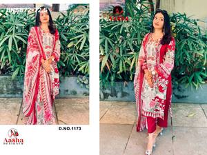 Increíble Variedad de Colores, Nuevo Conjunto de Salwar y Dupatta de Algodón con Parches Estampados y Bordados, Semi-cosido, Venta al Por Mayor - Product Image 2