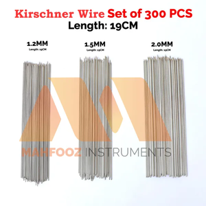 Juego de 300 piezas de alambres de Kirschner para cirugía ortopédica e instrumental quirúrgico de cirugía plástica - Product Image 1