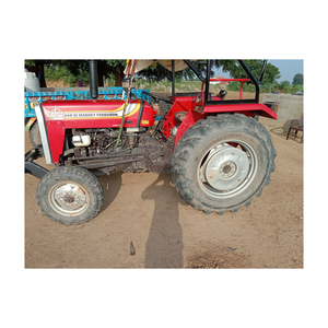 รถแทรกเตอร์มือสอง รุ่น M245 พร้อมห้องโดยสาร MF 4x4  ติดตั้งอุปกรณ์ตักดินด้านหน้าและอุปกรณ์ขุดดินด้านหลัง - Product Image 1