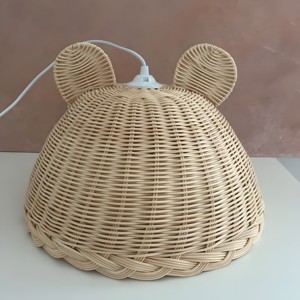 Adorable lustre en rotin et couvercle de lumière pour chambres d'enfants abat-jour suspendu au prix le plus bas - Product Image 5