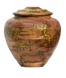 Urna de cremación de madera grande hecha a mano para adultos, suministro de servicio conmemorativo decorativo memorable para funerales de hombres y mujeres - Product Image 4