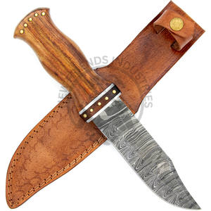 Nouvelle édition, couteau de chasse Viking à pointe clip en acier Damas fait main, couteau de camping à lame fixe de collection, couteau de survie - Product Image 2