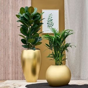 Grandes jardinières en métal pour l'extérieur - Pots et jardinières - Jardinière Glastres Greens, Pots - Product Image 1