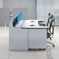 Console de salle de contrôle intelligente, poste de travail ergonomique pour opérateur, mobilier de centre de commande, conception personnalisée