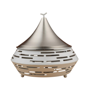 Exclusive Wooden Handmade Luxury Arabic Hot Pot Casserole Stainless Steel Lid Tabletop Kitchen Middle East Serving Pot - Product Image 2