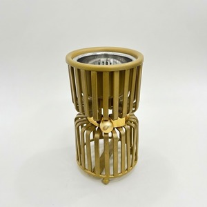 Brûleur à Bakhoor en métal moderne, design sablier, porte-encens au charbon, encensoir Oud de luxe doré, décoration Ramadan, aromathérapie - Product Image 3