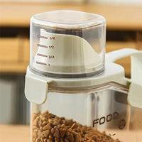 Contenedores Herméticos para Almacenamiento de Alimentos, Dispensador de Cereales, Caja de Almacenamiento de Cereales, Dispensador de Arroz, Dispensador de Granos, Organizador de Cocina