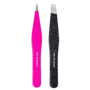 Kit de Pinzas para Cejas con Tijeras Reutilizables, Diseño Sostenible Personalizado para Recortar Cejas, Punta Inclinada de Precisión, Acero Inoxidable - Product Image 3