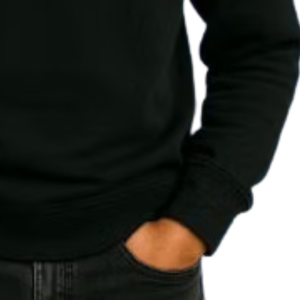 Sweat-shirt noir à col rond pour garçons, pull décontracté à manches longues, streetwear quotidien, vêtements confortables pour un style de vie actif - Product Image 6