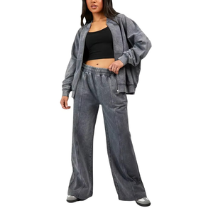 High Quality Breathable Quick Dry Winter Casual Solid <b>Tracksuits</b> for Women Running Training Wear Custom Made Lightweight - Product Image 1