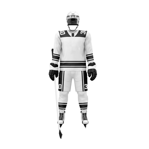 Ice Hockey Uniform Lightweight Team Outfit Full Sublimation Jersey And Pants Moisture Wicking <b>Athletic</b> Sportswear For Training - Product Image 1