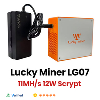 Lucky Miner LG07 11MH/s 12W Scrypt Dogecoin Litecoin Solo ASIC Miner WiFi Home Mining Ready Stock