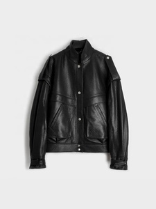 Chaqueta de Motocicleta de Cuero para Hombre, Chaqueta de Cuero de Manga Larga, Estilo Otoñal, Ropa de Motociclista - Product Image 5