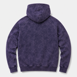 Sudadera con Capucha de Algodón Lavado para Hombre Active Squad, Color Sólido, Casual, con Bolsillo Frontal, Corte Regular 2026 - Product Image 3