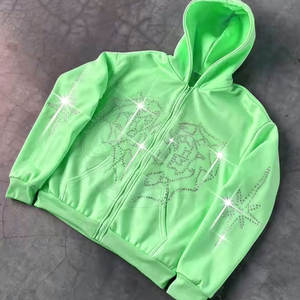 Nouveauté en promotion : Sweats à capuche en strass pour hommes, style unique, respirants, en matière de qualité supérieure - Product Image 3