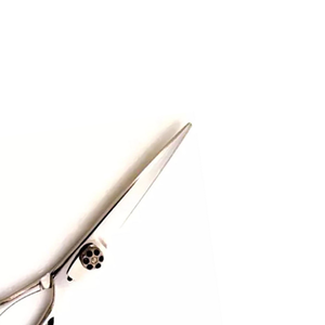 กรรไกรตัดผมมืออาชีพ ขนาด 6.5 นิ้ว ด้ามจับสแตนเลส พับได้ สำหรับคนถนัดขวา ใบมีดคมกริบ ตัดผมตรง ใช้ในร้านเสริมสวย - Product Image 4