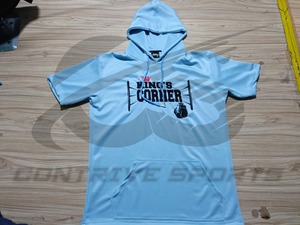 Good Quality MMA Sweatshirt Embroidery Oversize Sport Plain Pullover Custom <b>Thin</b> Fitness Men's Short Sleeve <b>Hoodie</b> - Product Image 5