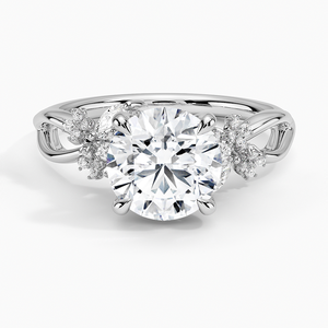 BOJ <b>Ring</b> 083 Round Cut 925 <b>Silver</b> Flower Cluster <b>Solitaire</b> Diamond <b>Ring</b> 2ct D Color VVS1 Moissanite GRA Certified Low Price - Product Image 1