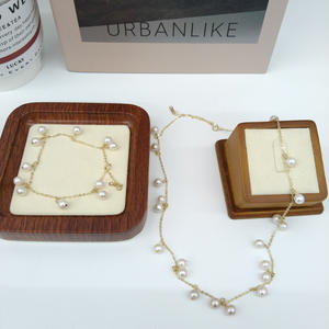 ชุดเครื่องประดับแฟชั่นเงินแท้ S925 ประดับมุกน้ำจืดไร้ตำหนิ สร้อยคอและกำไล สไตล์เรียบหรูแบบจีน - Product Image 4