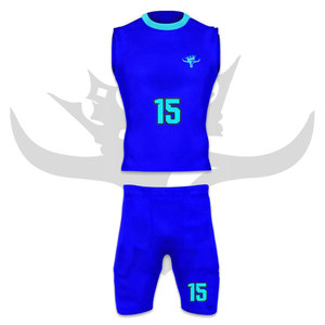 Maillots de football 7v7 de qualité supérieure pour adultes, ensembles de compression respirants personnalisés par sublimation, vente en gros - Product Image 2