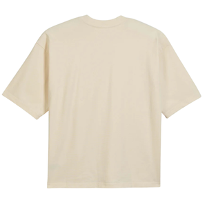 เสื้อยืดโอเวอร์ไซส์ทรงบ็อกซี่ สีธรรมชาติ ผ้าฝ้ายพรีเมียม ทรงหลวม แขนสั้น สไตล์ลำลอง สตรีทแวร์ เสื้อเปล่า สำหรับงานสั่งทำ - Product Image 2
