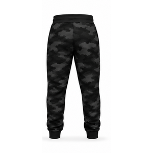 Black Camo <b>Tracksuit</b> Unisex Full Zip Hooded Jacket Jogger Pants Set Custom <b>Camouflage</b> Casual Athletic Training Sportswear - Product Image 4