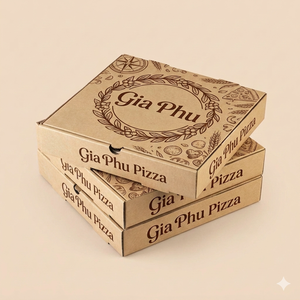 Custom Recyclable Eco-Friendly 2mm Corrugated Pizza <b>Boxes</b> Premium Food Packaging Custom Size Color Logo Recycled Materials - Product Image 2