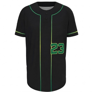 Venta al por Mayor de Camisetas de Béisbol de Nuevo Estilo, Camisetas de Béisbol Personalizadas por Sublimación para Hombre, Camisetas de Béisbol con Cuello en V - Product Image 1