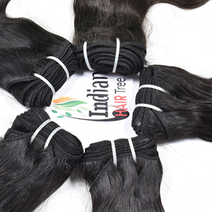 วิกต่อผมสีดำเป็นลอน100% สำหรับต่อผมชาวอินเดียมัดผมสีดำเรียงตามแนวเส้น - Product Image 2
