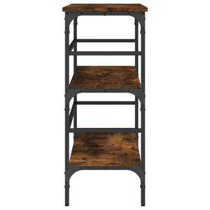 Table console en chêne fumé et métal, 39,4 x 12,6 x 29,5 pouces, en bois d'ingénierie, élégante, 39,4 x 12,6 x 29,5 pouces - Product Image 6